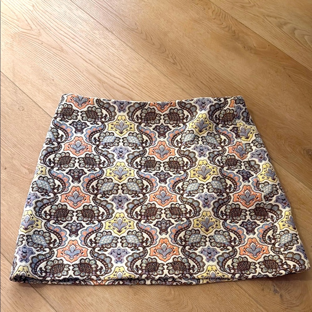 Zara Elegant Multicolor Patterned Women's Skirt